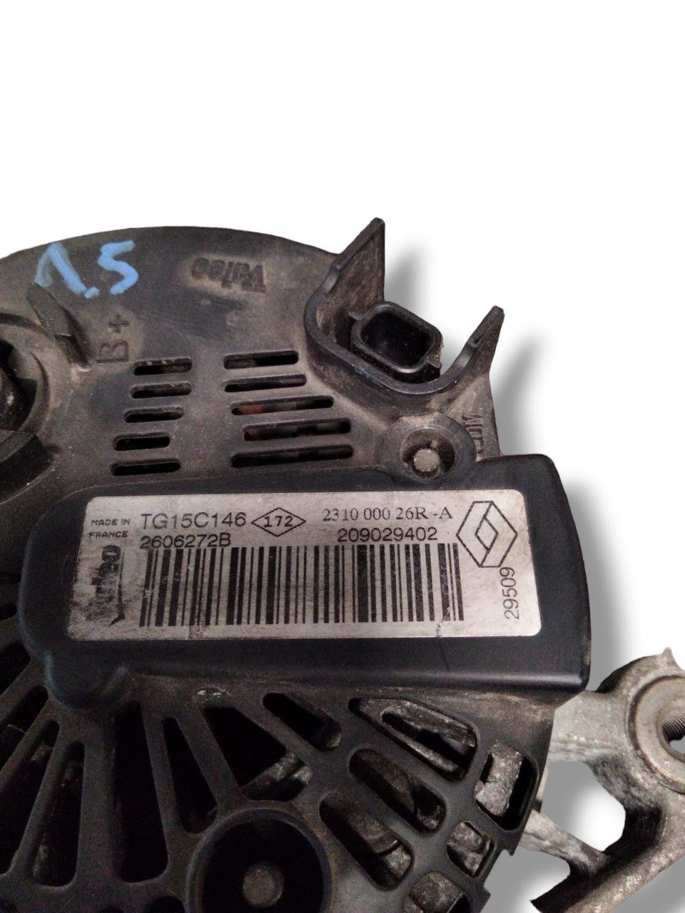 Alternatore Renault Megane 1.5 diesel (2008 - 2016) cod.231000026R - A - F&P CRASH SRLS - Ricambi Usati