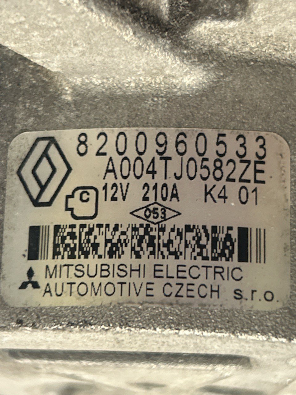 Alternatore Renault Scenic III 1.5 Diesel (2009 > 2016) cod . 8200960533 - F&P CRASH SRLS - Ricambi Usati