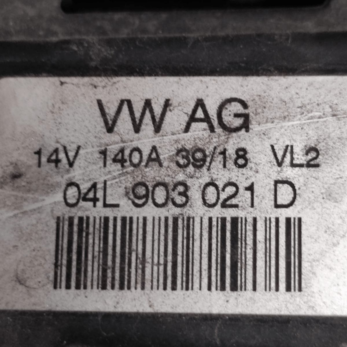 Alternatore seat ibiza v 1.6 diesel cod: 04l903021d (2017 - ) - F&P CRASH SRLS - Ricambi Usati