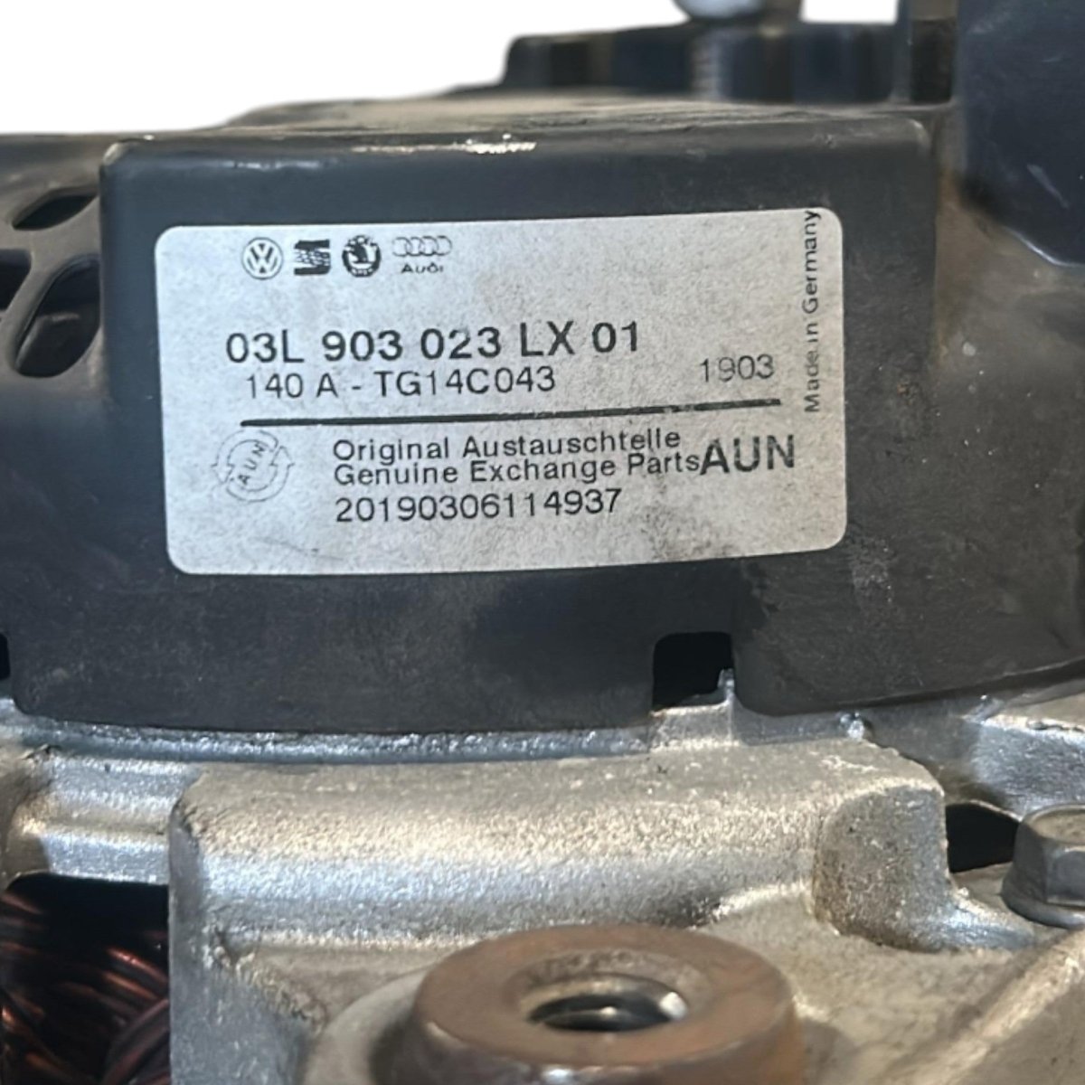 Alternatore Seat Leon III cod.03L903023LX 2.0 Diesel (2013 > 2019) - F&P CRASH SRLS - Ricambi Usati