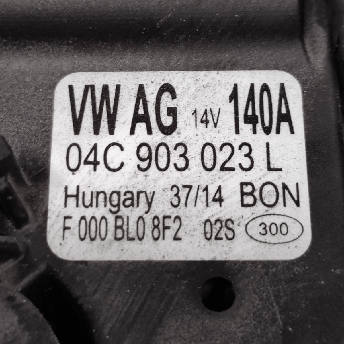 Alternatore Skoda Octavia 1.4 Benzina COD: 04C903023L (2012 - 2019) - F&P CRASH SRLS - Ricambi Usati