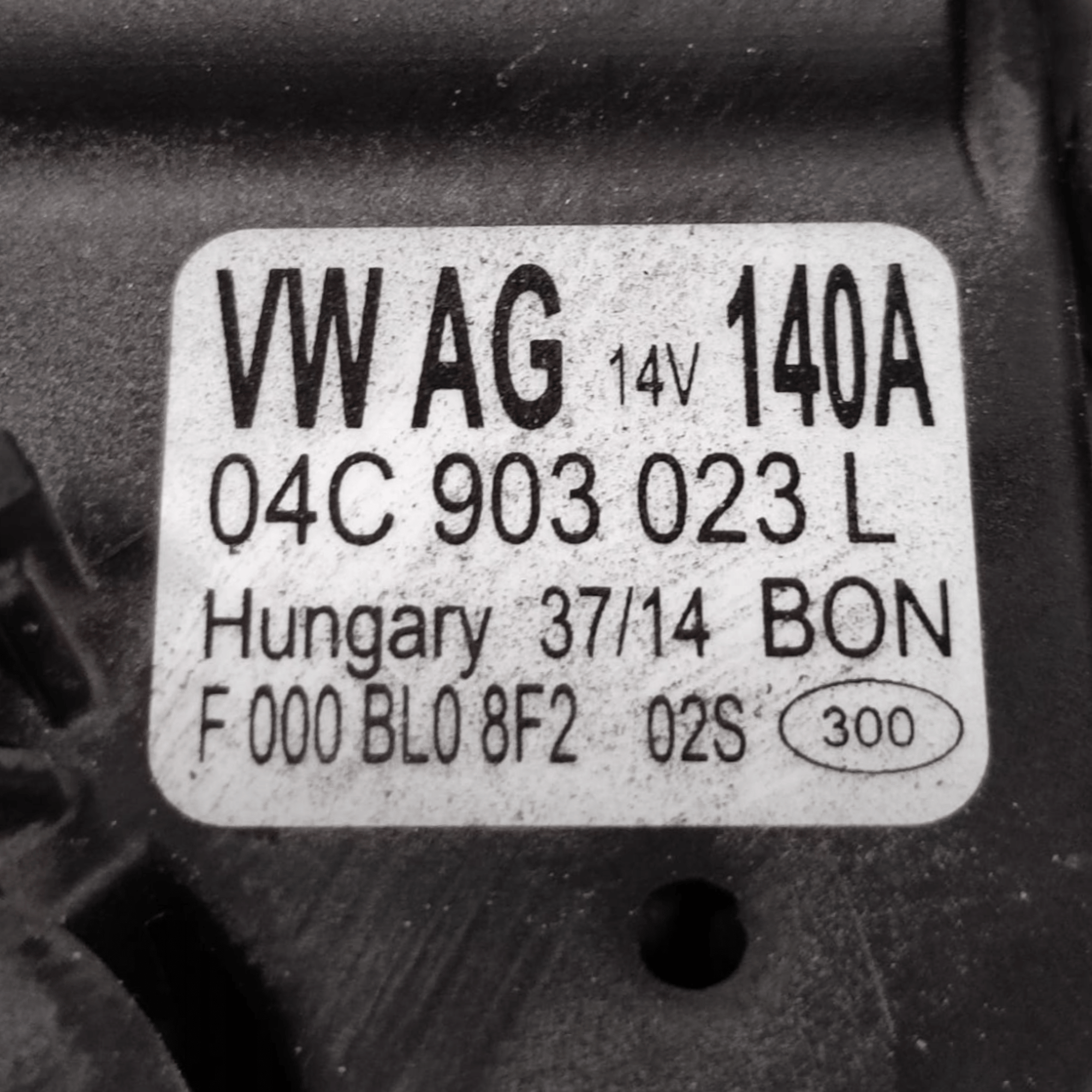 Alternatore Skoda Octavia 1.4 Benzina COD: 04C903023L (2012 - 2019) - F&P CRASH SRLS - Ricambi Usati