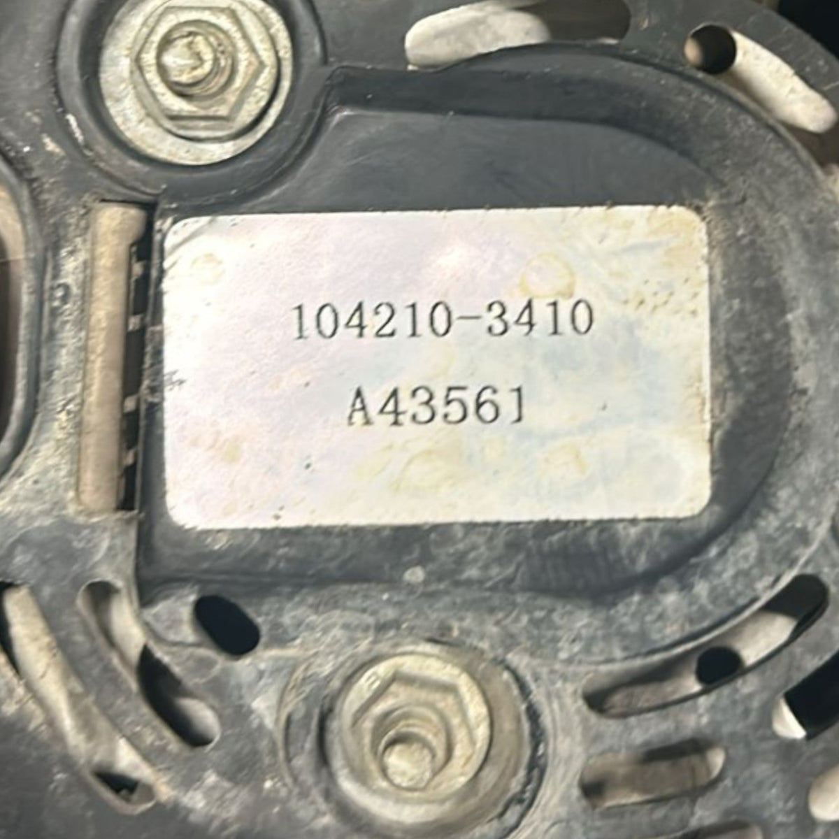 Alternatore Toyota Land Cruiser (J120) cod.104210 - 3410 3.0 Diesel (2002 > 2007) - F&P CRASH SRLS - Ricambi Usati