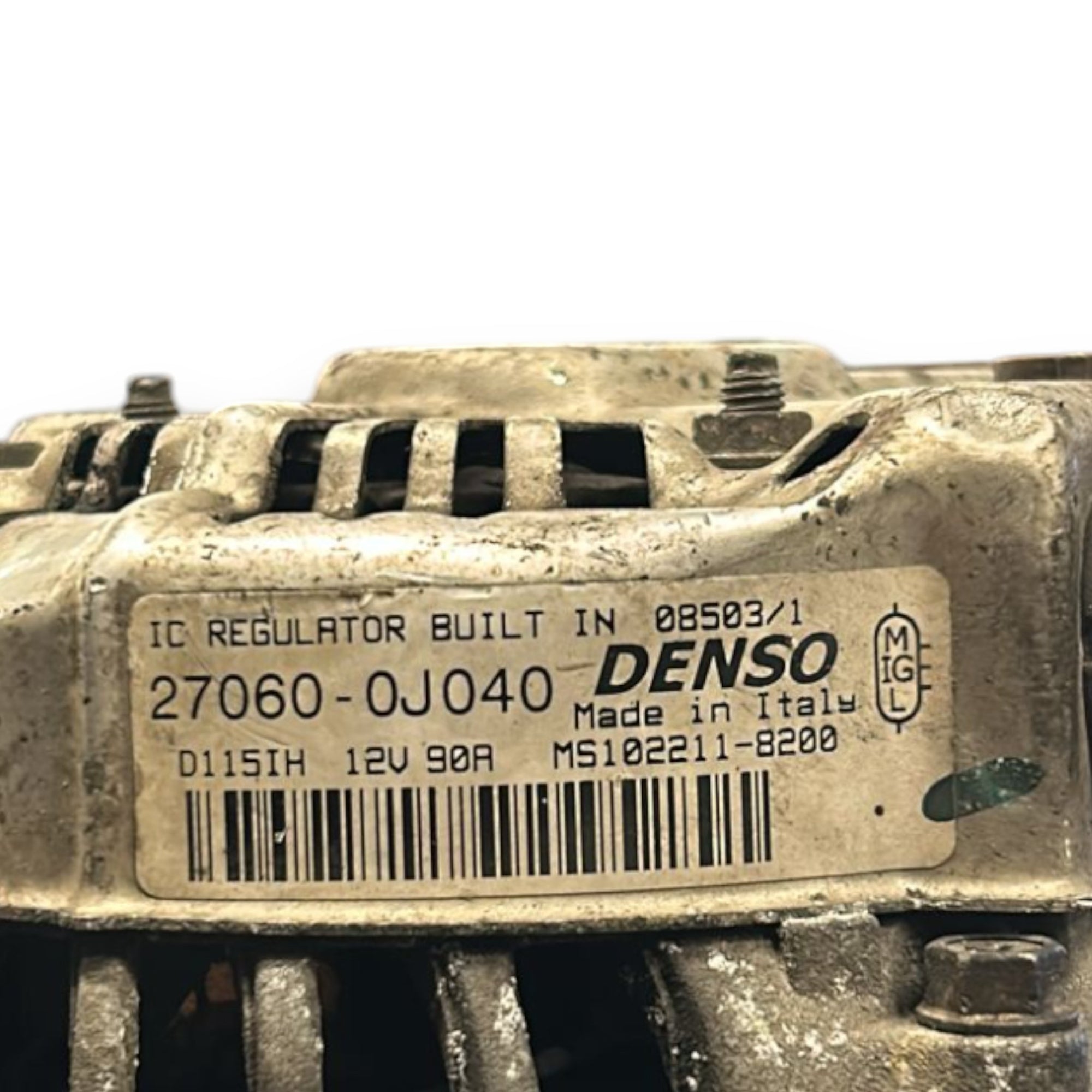 Alternatore Toyota Yaris A cod.27060 - 0J040 1.0 Benzina (1999 > 2005) - F&P CRASH SRLS - Ricambi Usati