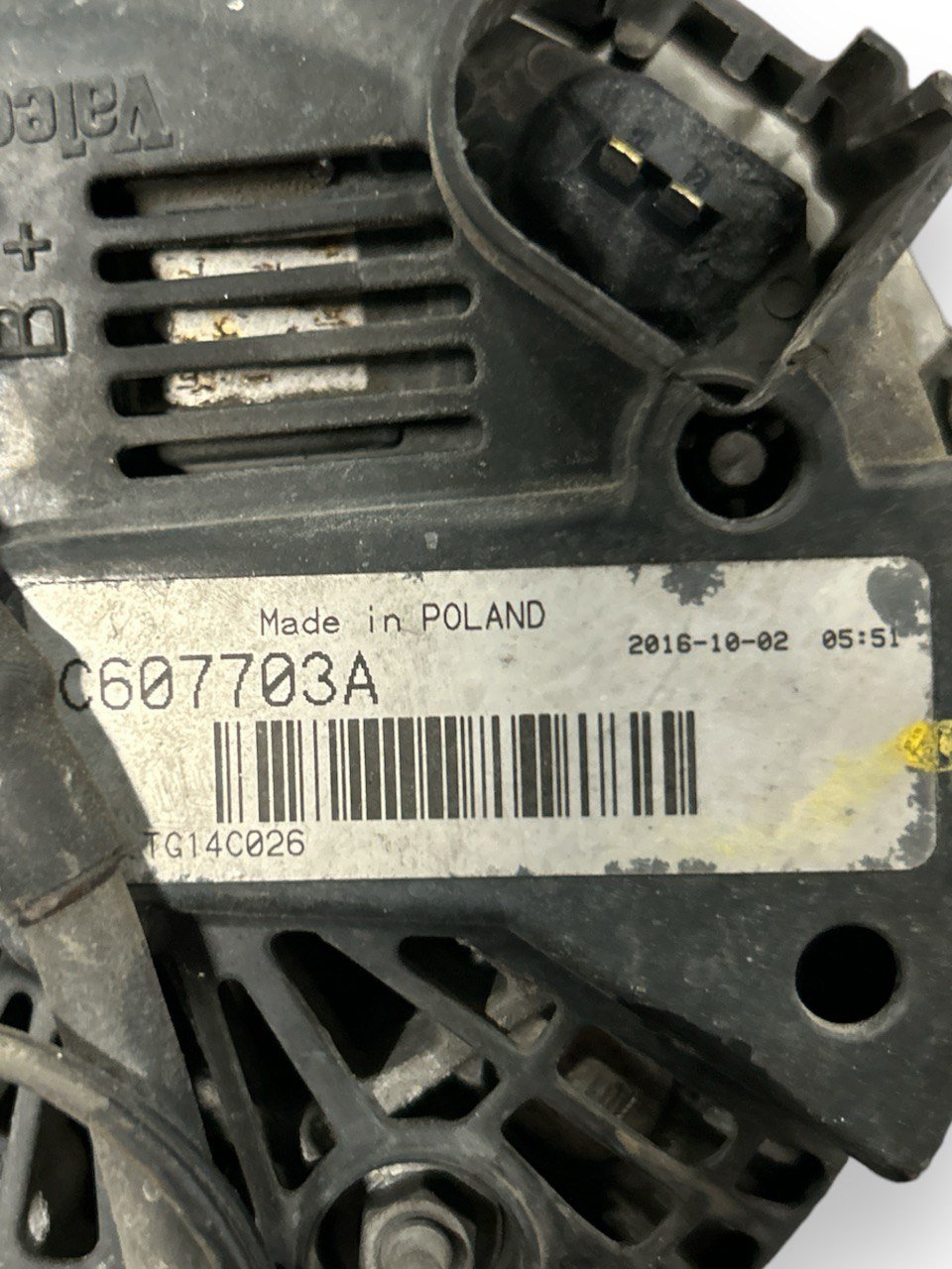 Alternatore Volkswagen Golf V 2.0 Diesel (2004 > 2008) cod . C607703A - F&P CRASH SRLS - Ricambi Usati