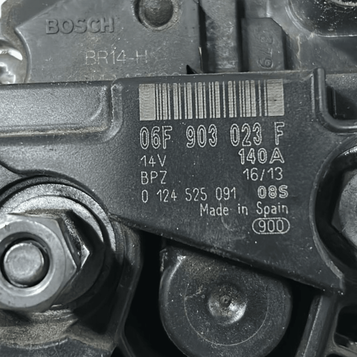 Alternatore volkswagen golf vi 2.0 diesel cod:06f903023f (2008 > 2012) - F&P CRASH SRL - Ricambi Usati