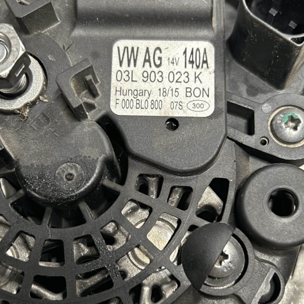 Alternatore Volkswagen Golf VII 2.0 Diesel cod:03L903023K (2012 > 2017) - F&P CRASH SRLS - Ricambi Usati