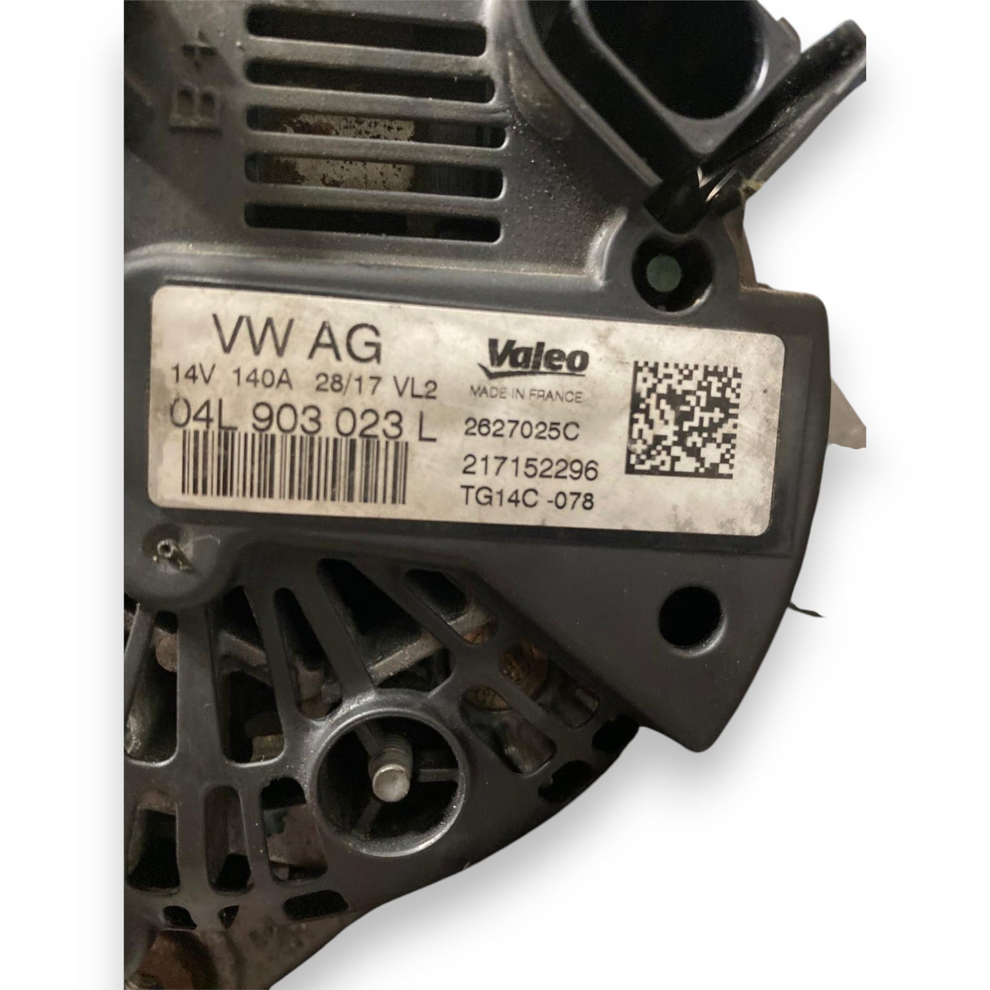 Alternatore Volkswagen Golf VII2.0 Diesel (2012 - 2021) Cod: 04L903021C - F&P CRASH SRLS - Ricambi Usati