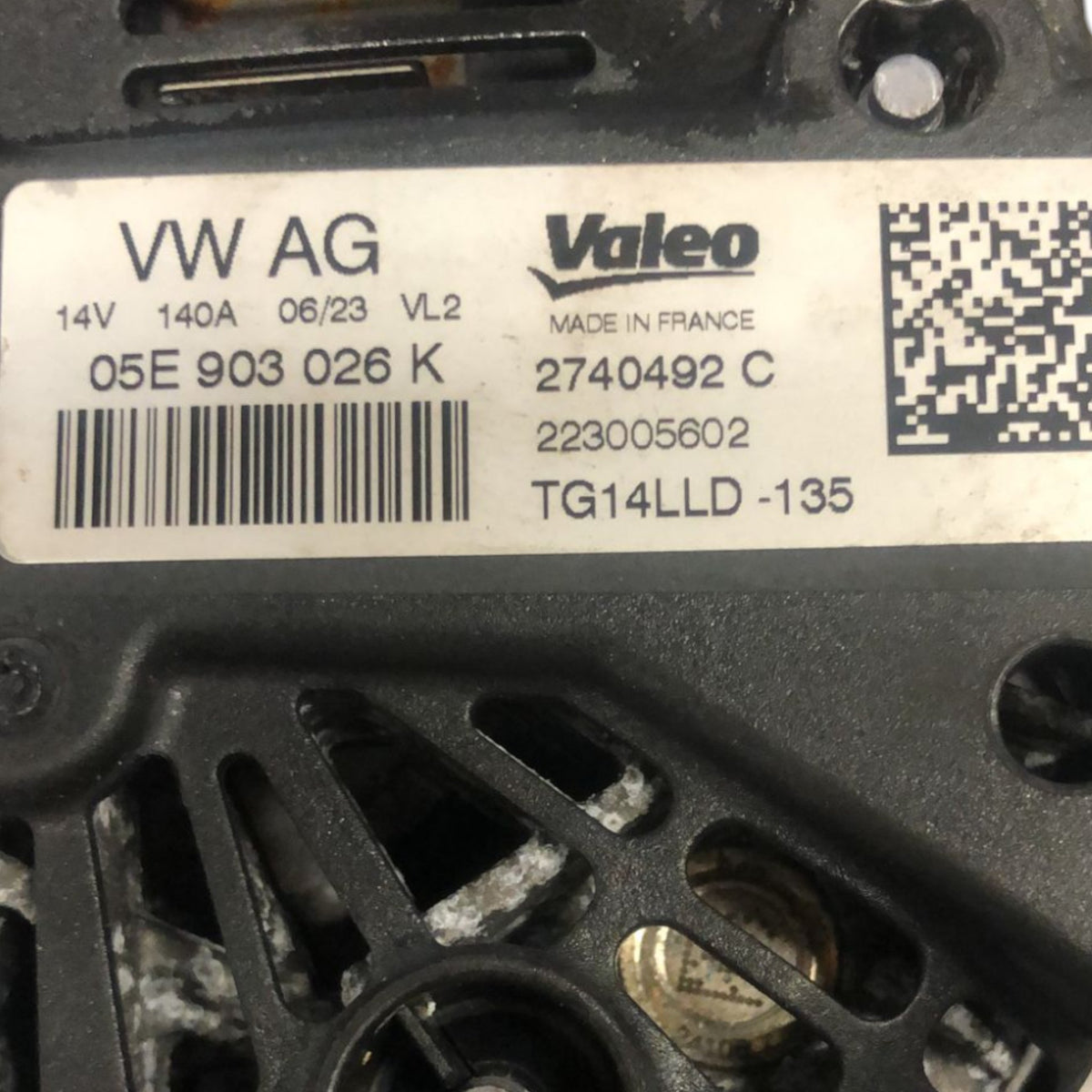 Alternatore Volkswagen Polo 1.0 Benzina (2017 >) cod:05E903026 - F&P CRASH SRLS - Ricambi Usati