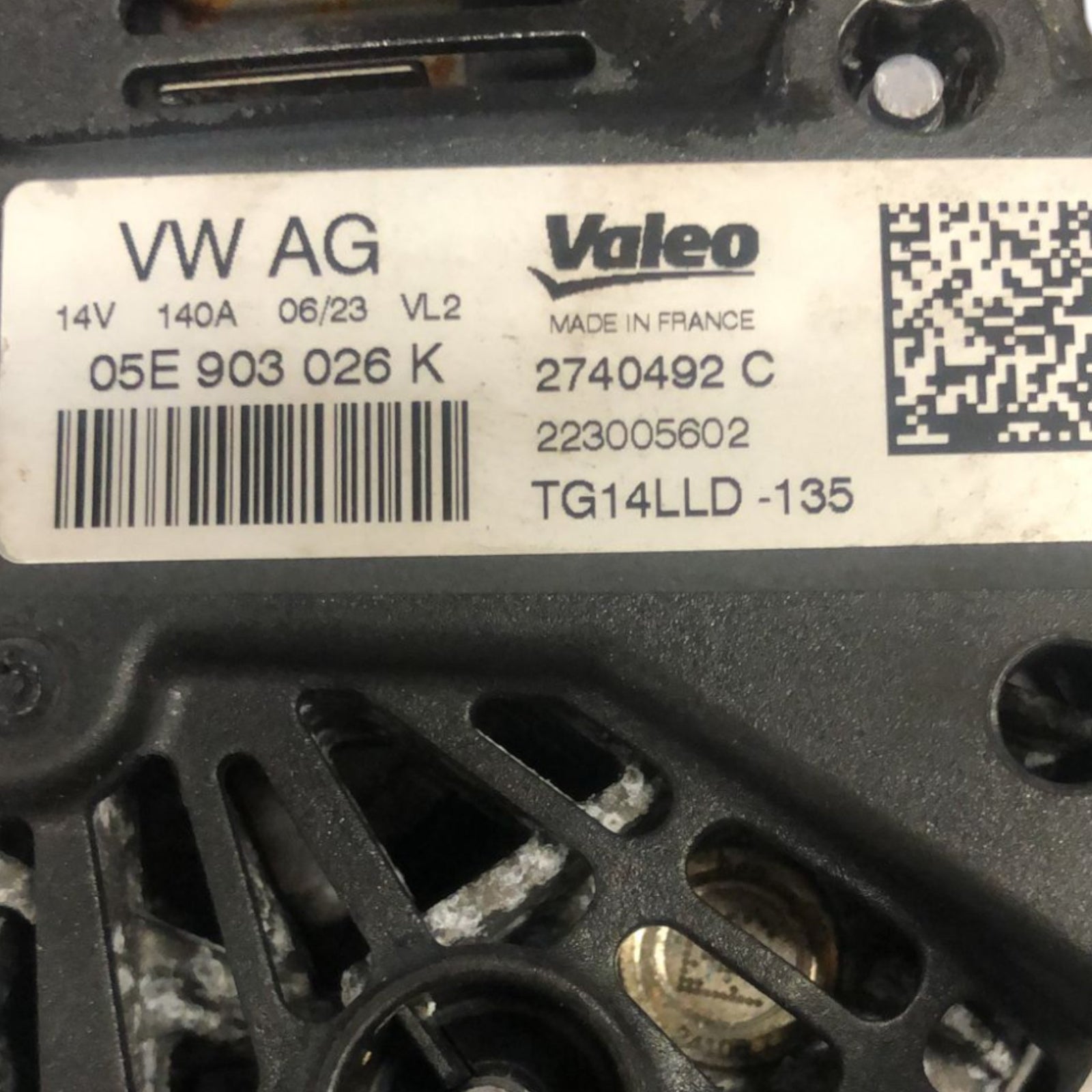 Alternatore Volkswagen Polo 1.0 Benzina (2017 >) cod:05E903026 - F&P CRASH SRLS - Ricambi Usati