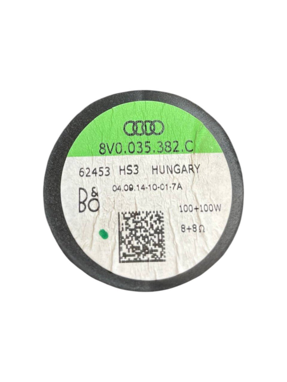 Altoparlante / Subwoofer anteriore Audi A3 / S3 / 8V (2012 - 2020) cod.8V0035382C - F&P CRASH SRLS - Ricambi Usati