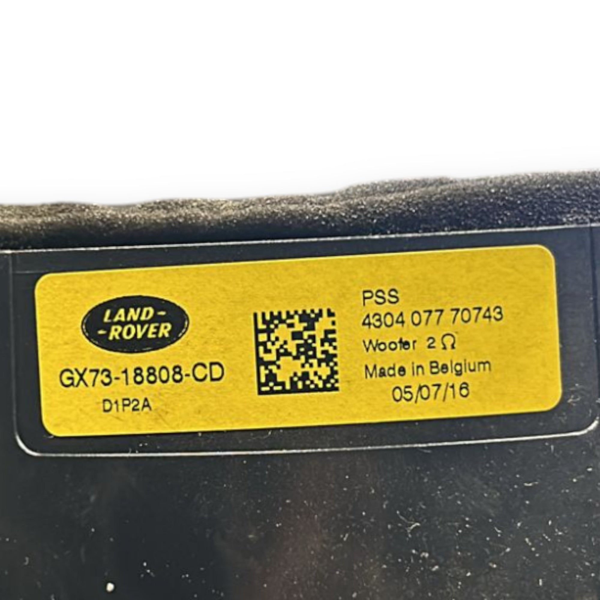 Altoparlante / Subwoofer / Cassa Jaguar F - Pace cod.GX73 - 18808 - CD (2016 > ) - F&P CRASH SRLS - Ricambi Usati