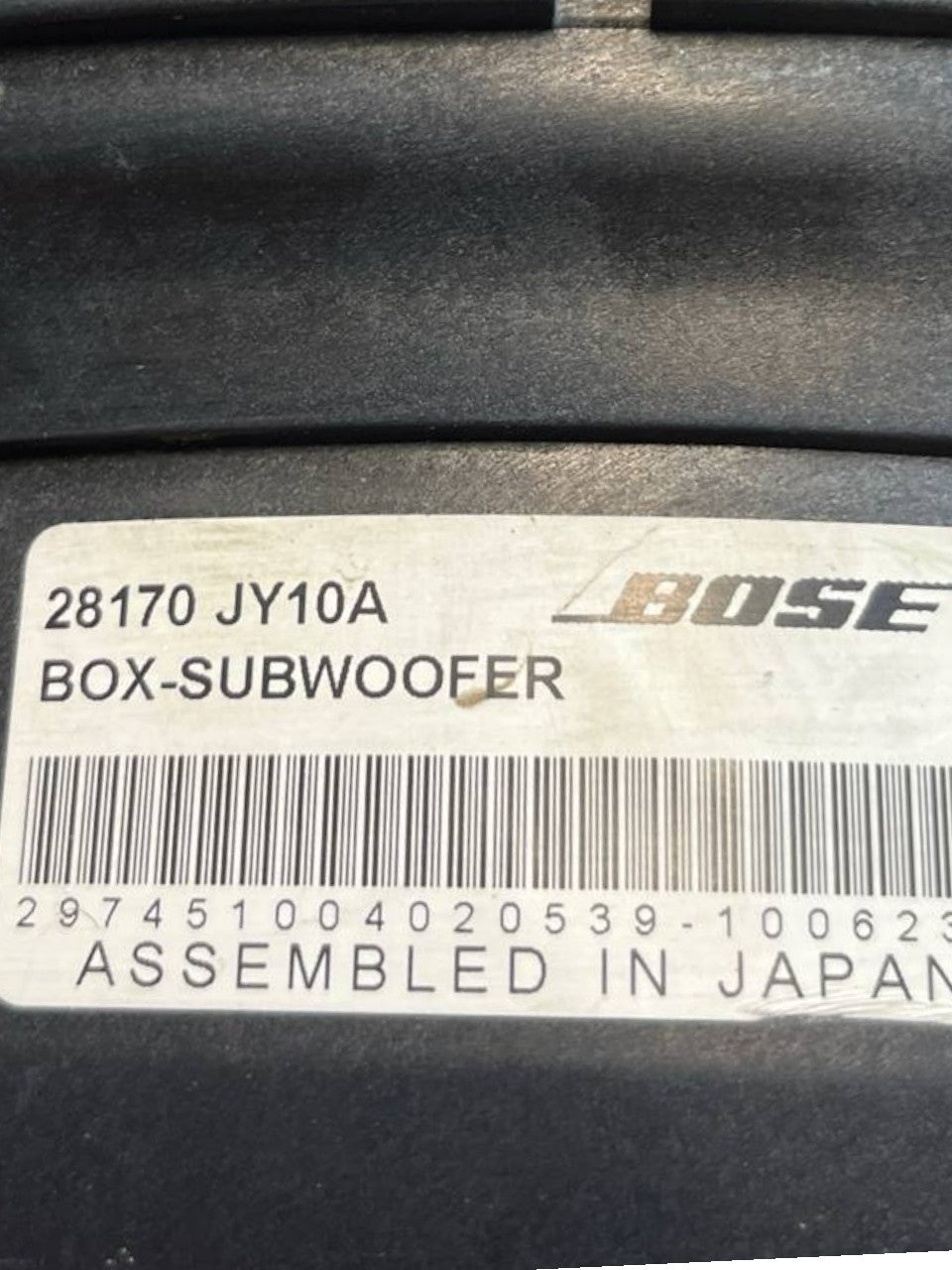 Altoparlante / Subwoofer Renault Koleos (2008 - 2016) cod.28170 - JY10A - F&P CRASH SRLS - Ricambi Usati