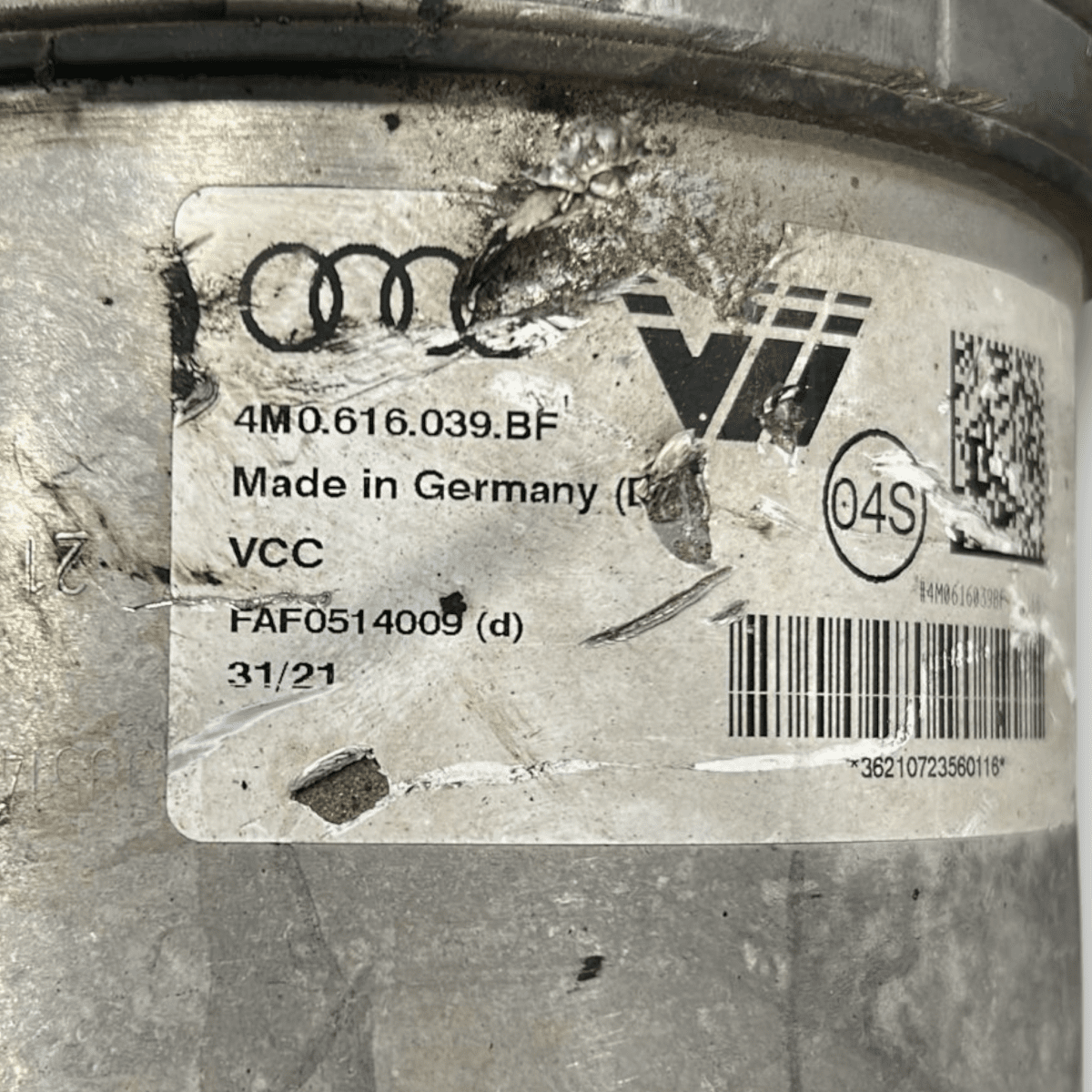 Front right air suspension / shock absorber porsche macan cod:4m0616039bf (2019 >) - F&P CRASH SRL - Used Parts