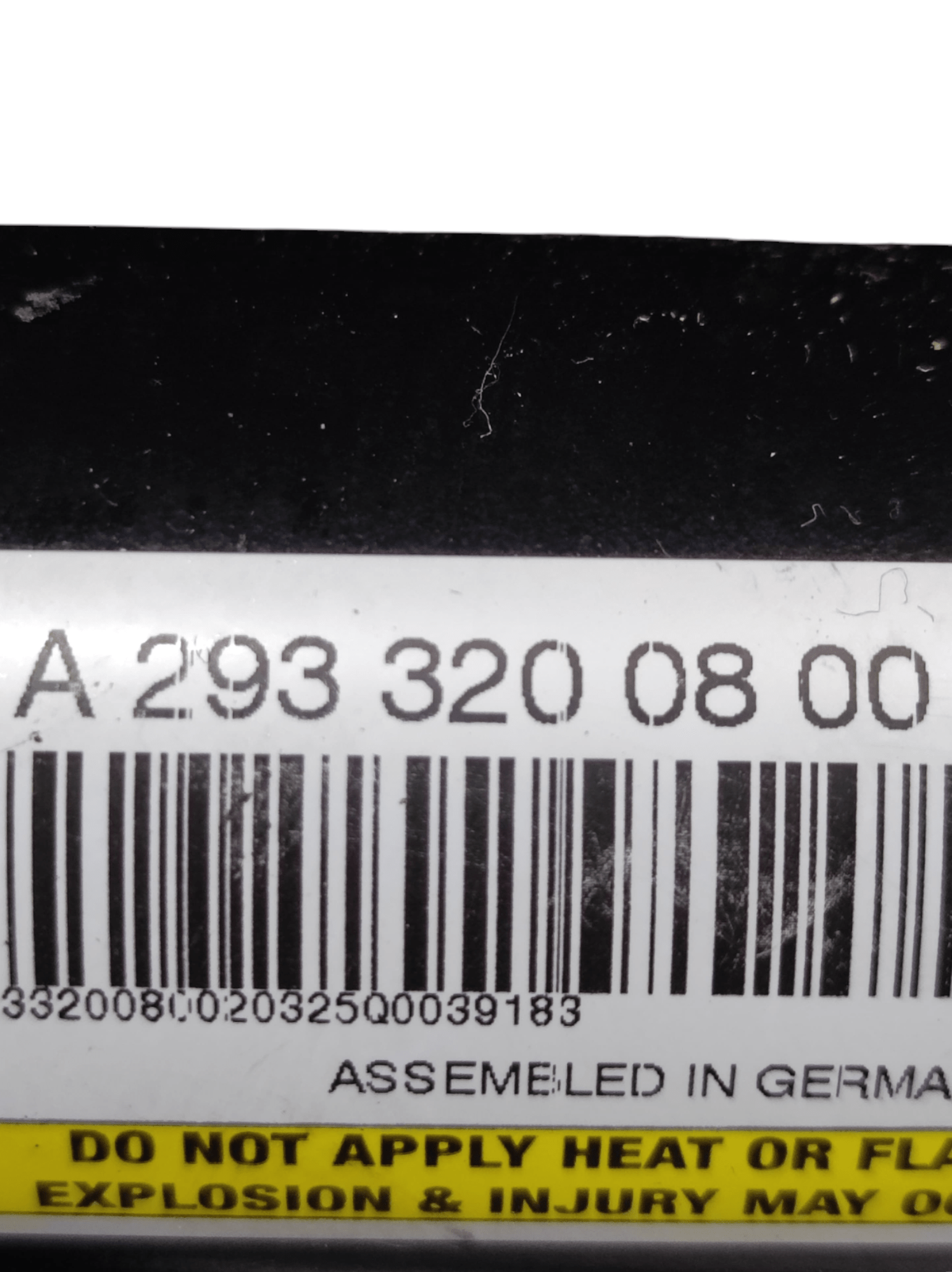 Ammortizzatore / Sospensione Anteriore Destro Mercedes Benz EQC COD: A2933200800 (2019 - 2023) - F&P CRASH SRLS - Ricambi Usati