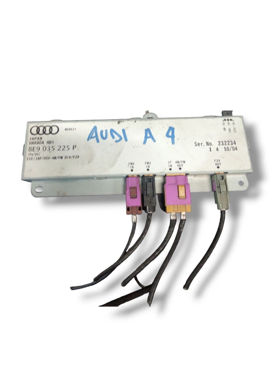 Amplificatore Antenna Audi A4 B7/ B8 (2004 - 2009)cod.8E9035225P - F&P CRASH SRLS - Ricambi Usati