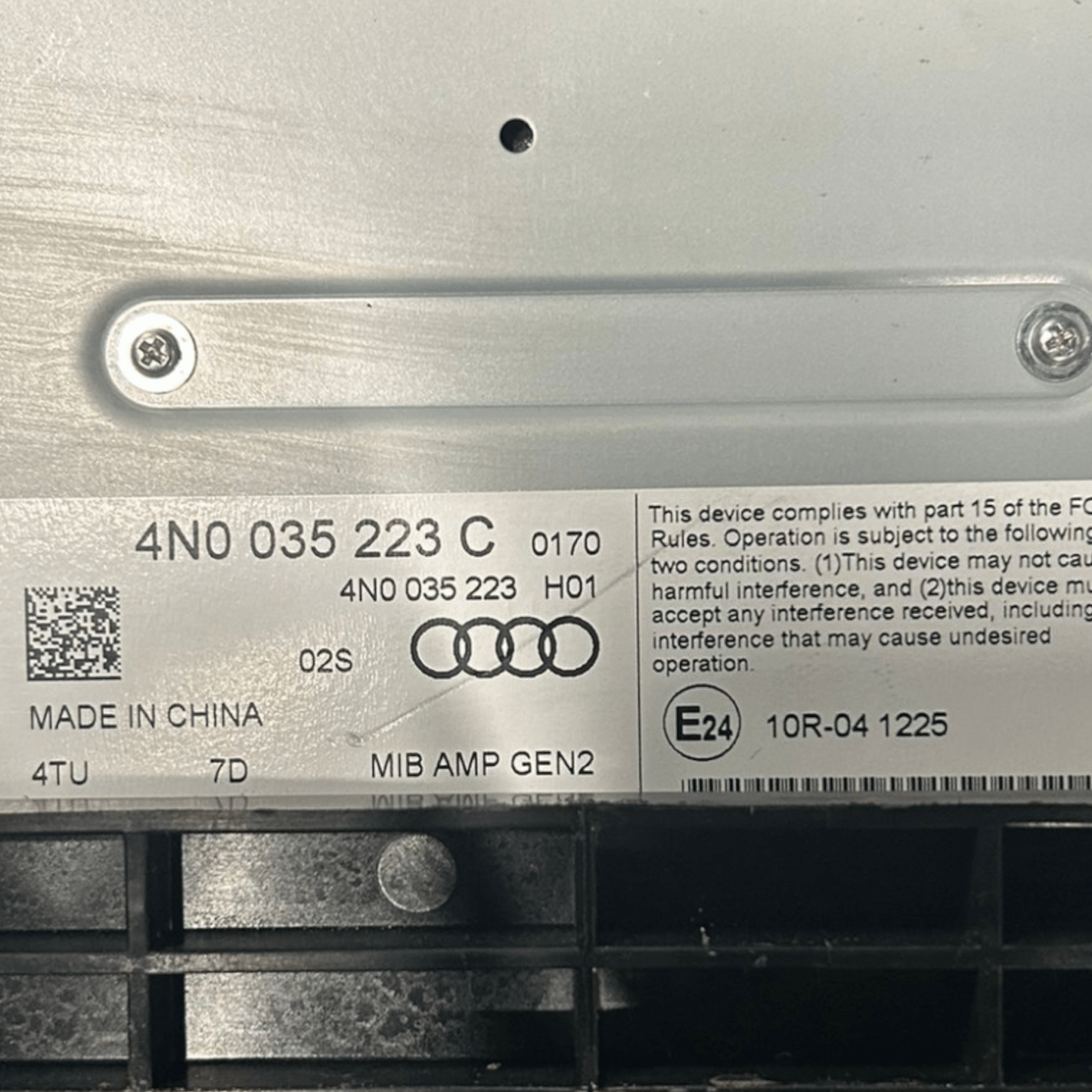 Amplificatore audi q8 cod:4N0035223C (2018 >) - F&P CRASH SRLS - Ricambi Usati
