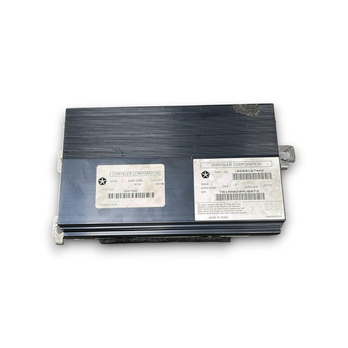 Amplificatore audio jeep cherokee kl cod:05091674ae (2013 > 2023) - F&P CRASH SRL - Ricambi Usati