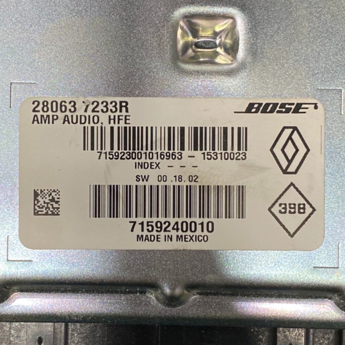 Amplificatore autoradio renault kadjar Cod: 280637233r (2015 - 2022) - F&P CRASH SRLS - Ricambi Usati