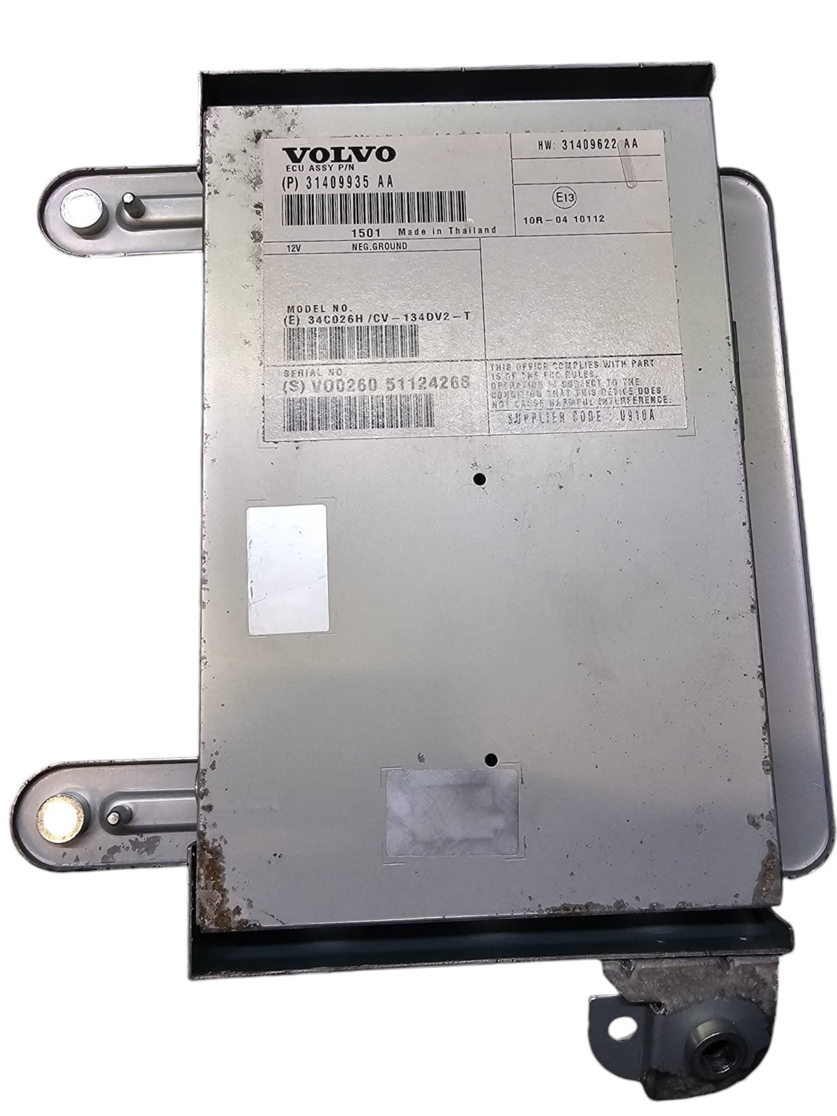 Amplificatore autoradio Volvo V60 (2010 - 2018) Cod:31409935 - F&amp;P CRASH SRLS - Ricambi Usati