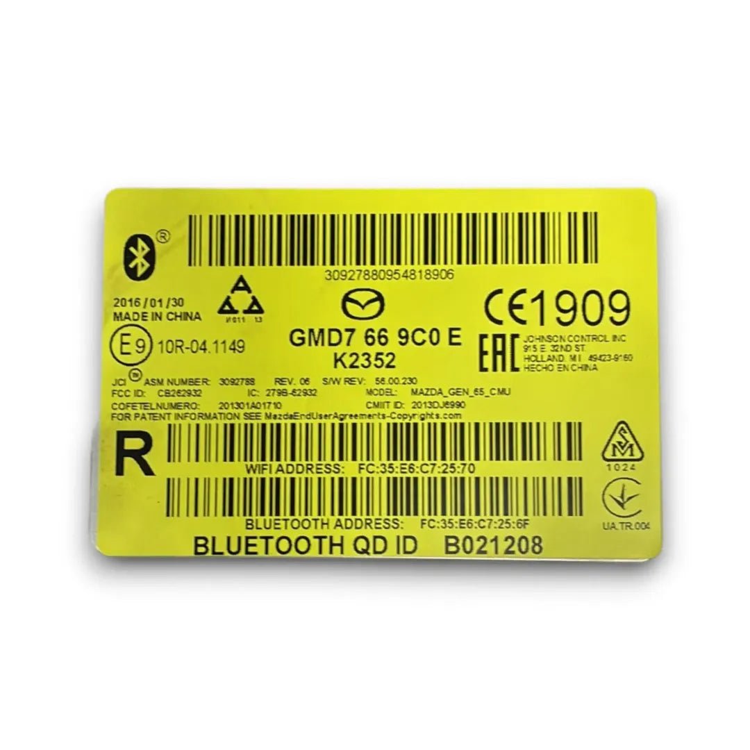 Amplificatore Hi-Fi Mazda CX-3 cod. GMD7669C0E - F&P CRASH SRL - Ricambi Usati