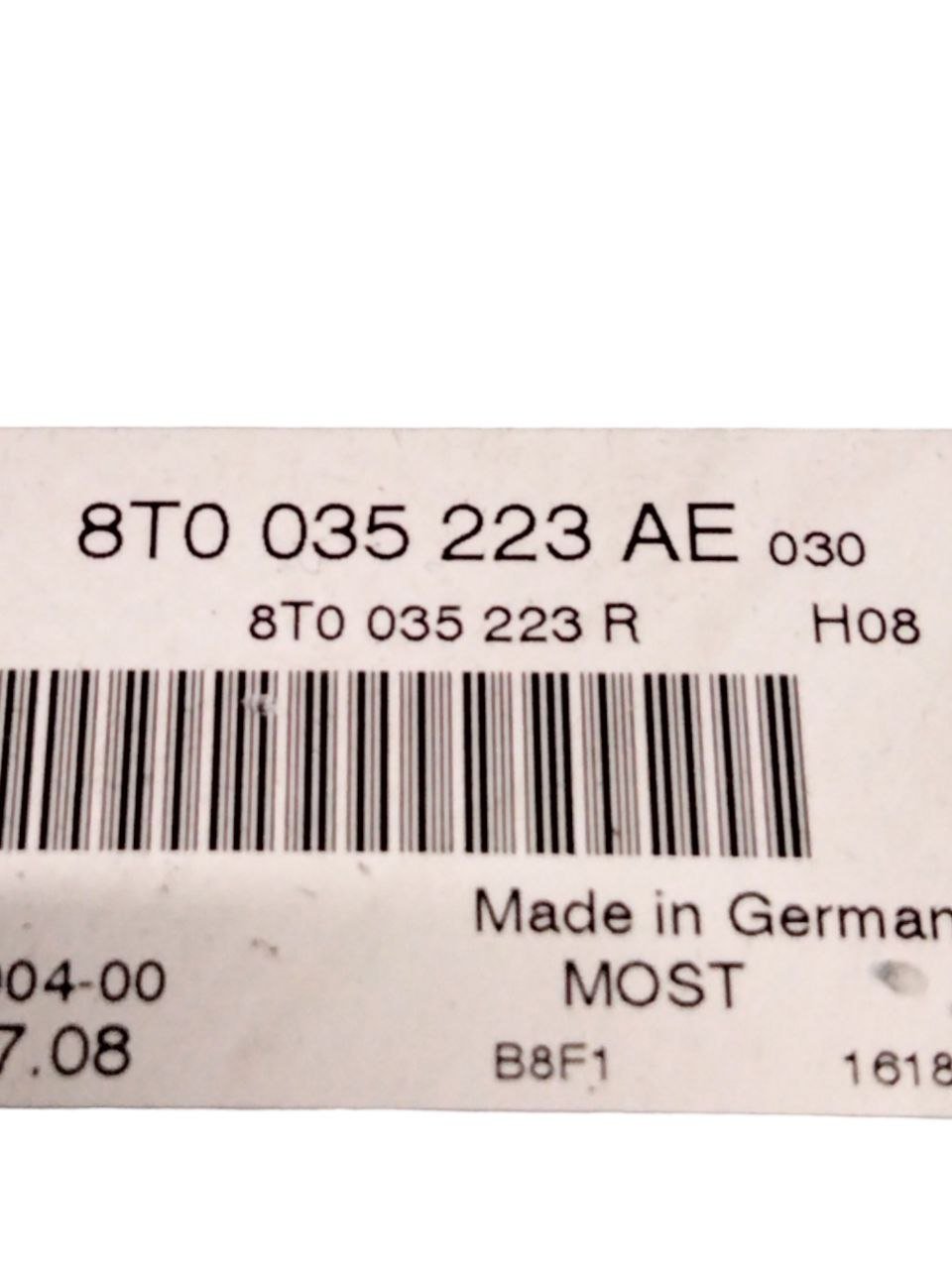 Amplificatore Stereo Audi A4 8k / B8 ( 2008 - 2016 )cod.8T0035223AE - F&P CRASH SRLS - Ricambi Usati