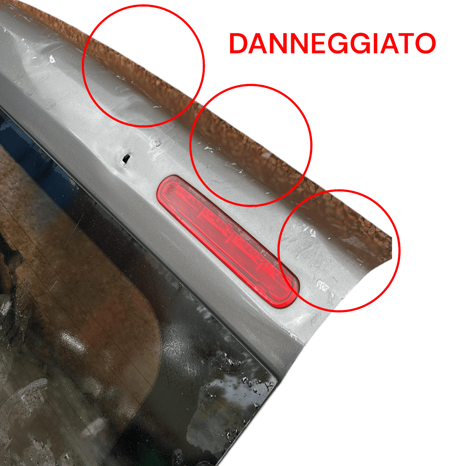 Anta Bagagliaio / Posteriore Sinistra Grigio Scuro Fiat Doblo Vetrato (2009 > 2022) Portiera / Porta / Sportello - F&P CRASH SRLS - Ricambi Usati