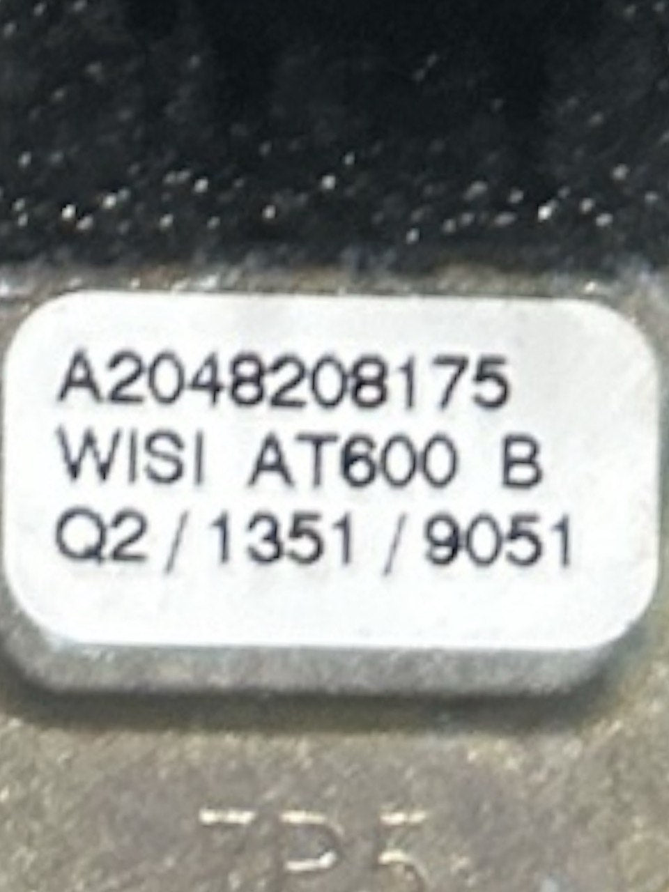 Antenna Pinna Nera Mercedes Benz Classe C (W204) (2007 > 2014) cod.A2048208175 - F&P CRASH SRLS - Ricambi Usati