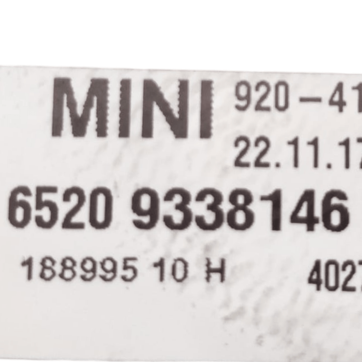 Antenna Tetto Mini Countryman F60 COD: 61149360501 (2017 - 2020) - F&P CRASH SRLS - Ricambi Usati