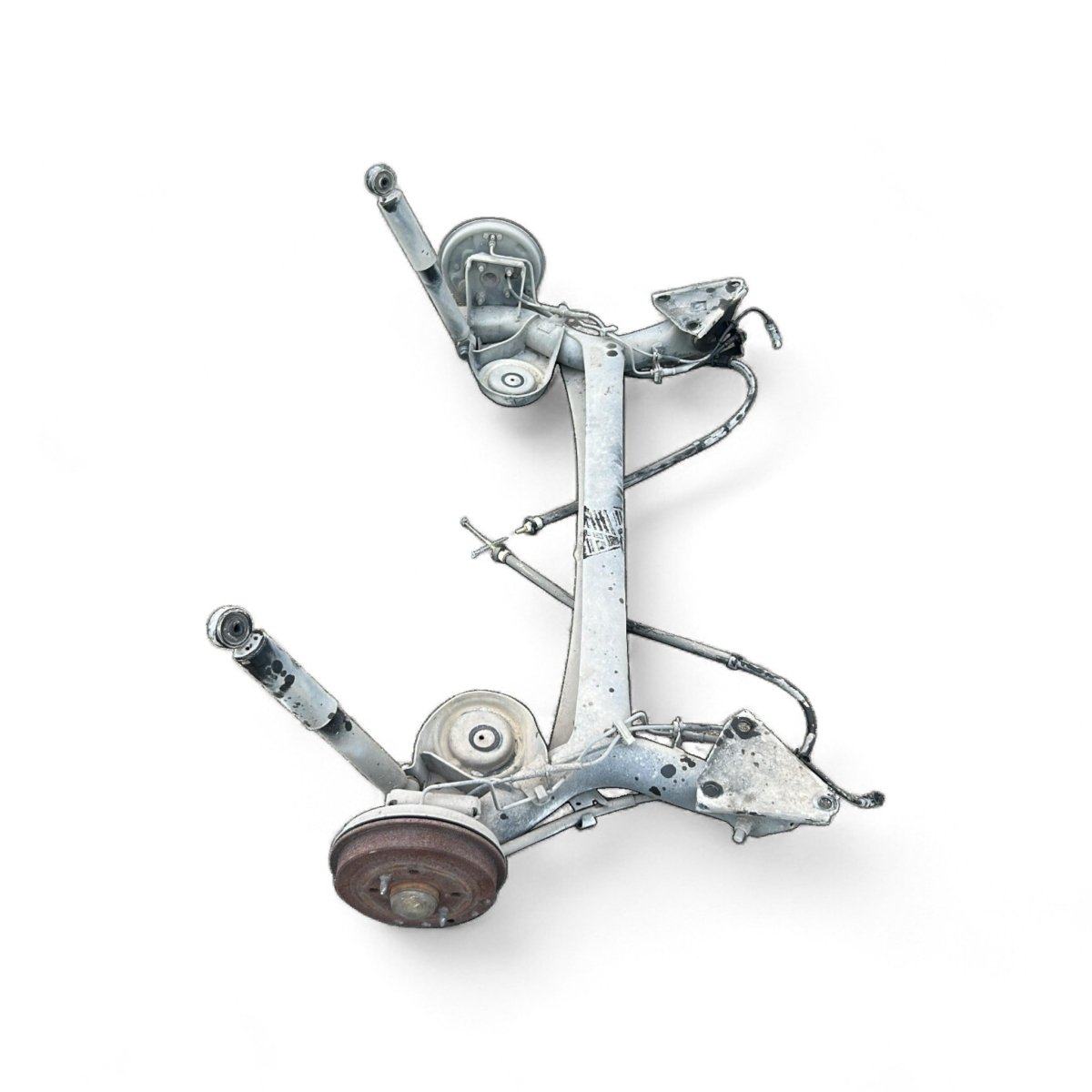 Assale / ponte posteriore (a tamburi) Fiat Panda (169) 1.2 benzina (2003 > 2012) - F&P CRASH SRLS - Ricambi Usati