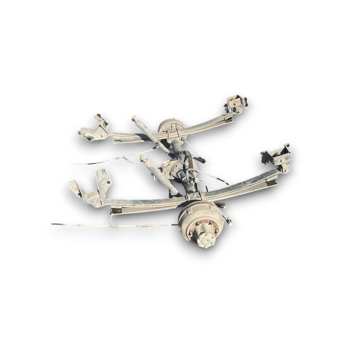 Assale / ponte posteriore (a tamburi) Ford Transit 2.2 diesel (2006 > 2014) + differenziale e balestre - F&P CRASH SRLS - Ricambi Usati