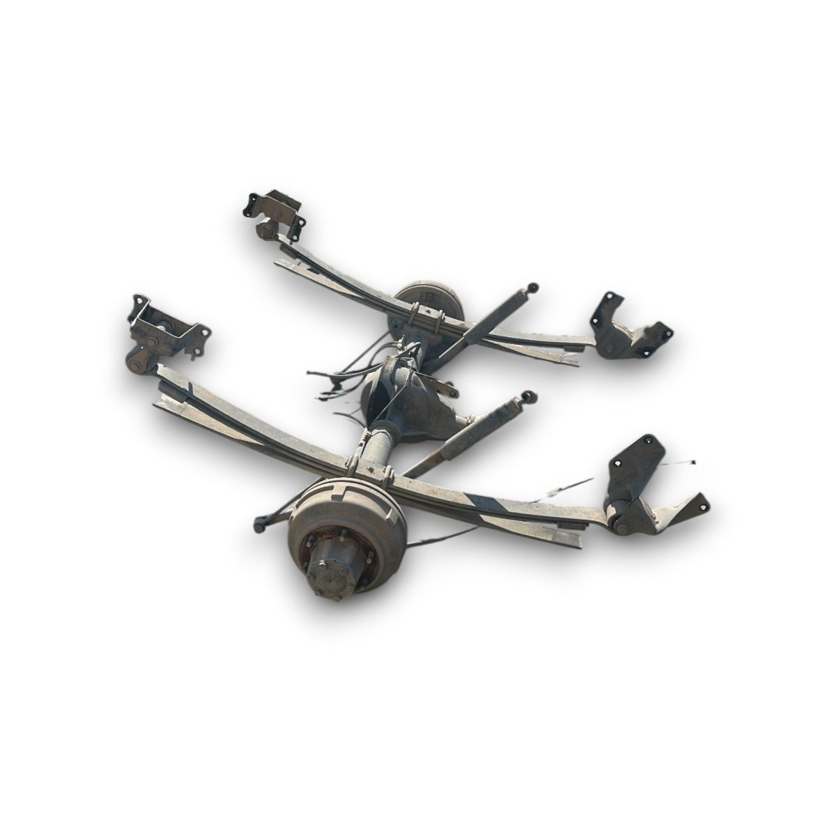 Assale / ponte posteriore (a tamburi) Ford Transit 2.2 diesel (2006 > 2014) + differenziale e balestre - F&P CRASH SRLS - Ricambi Usati