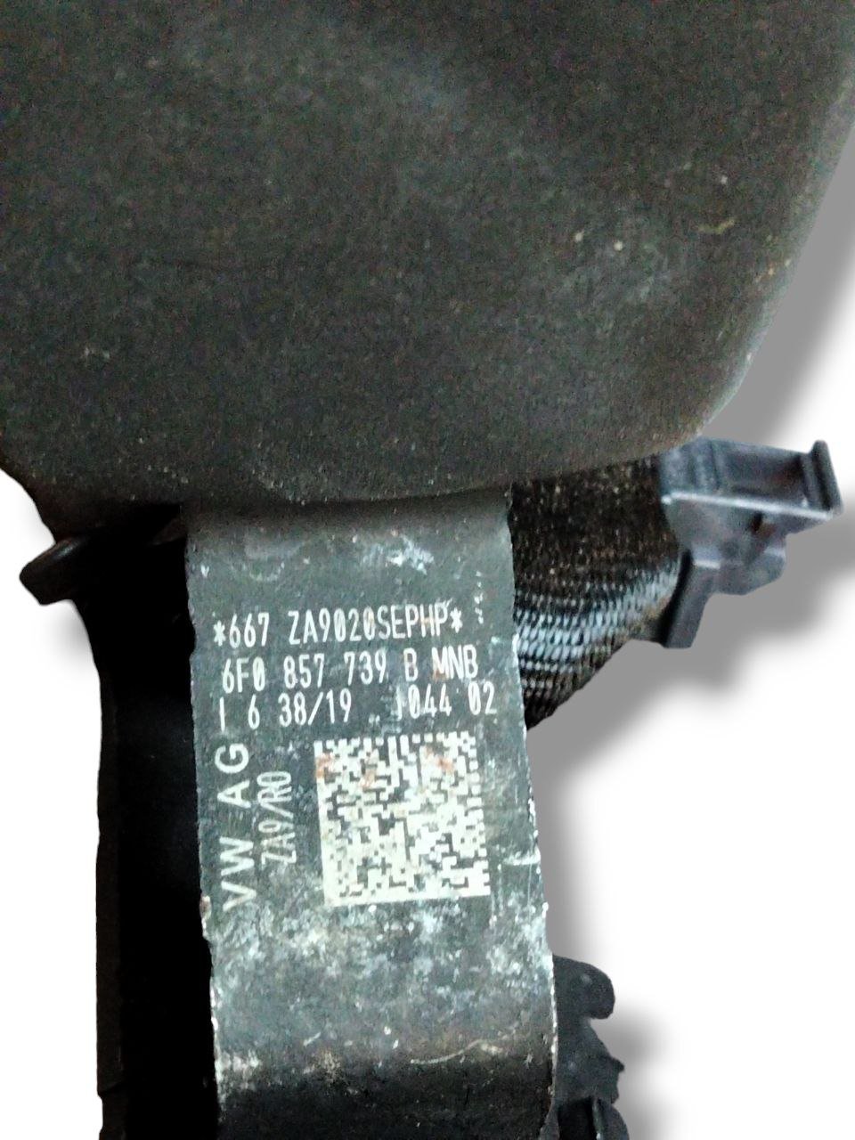 Attacco Cintura posteriore laterale destro / centrale Volkswagen Polo AW1 (2017>) cod.6F0857739 - F&P CRASH SRLS - Ricambi Usati