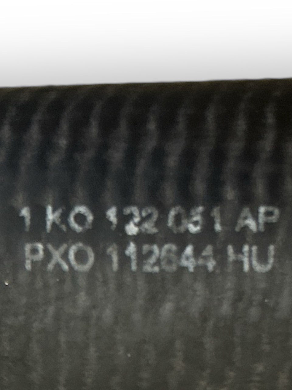 Audi A3 (8P) 2.0 Benzina (2004 > 2011) cod.1K0122051AP Tubo Refrigerante / Intercooler - F&P CRASH SRLS - Ricambi Usati