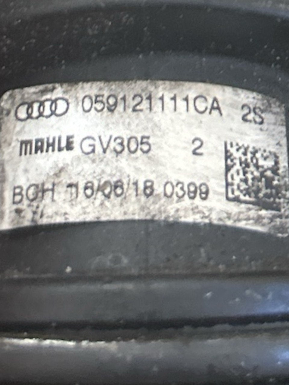 Audi A7 3.0 Diesel (2017 > ) cod.059121111CA Controllo / Regolatore Liquido Refrigerante - F&P CRASH SRLS - Ricambi Usati