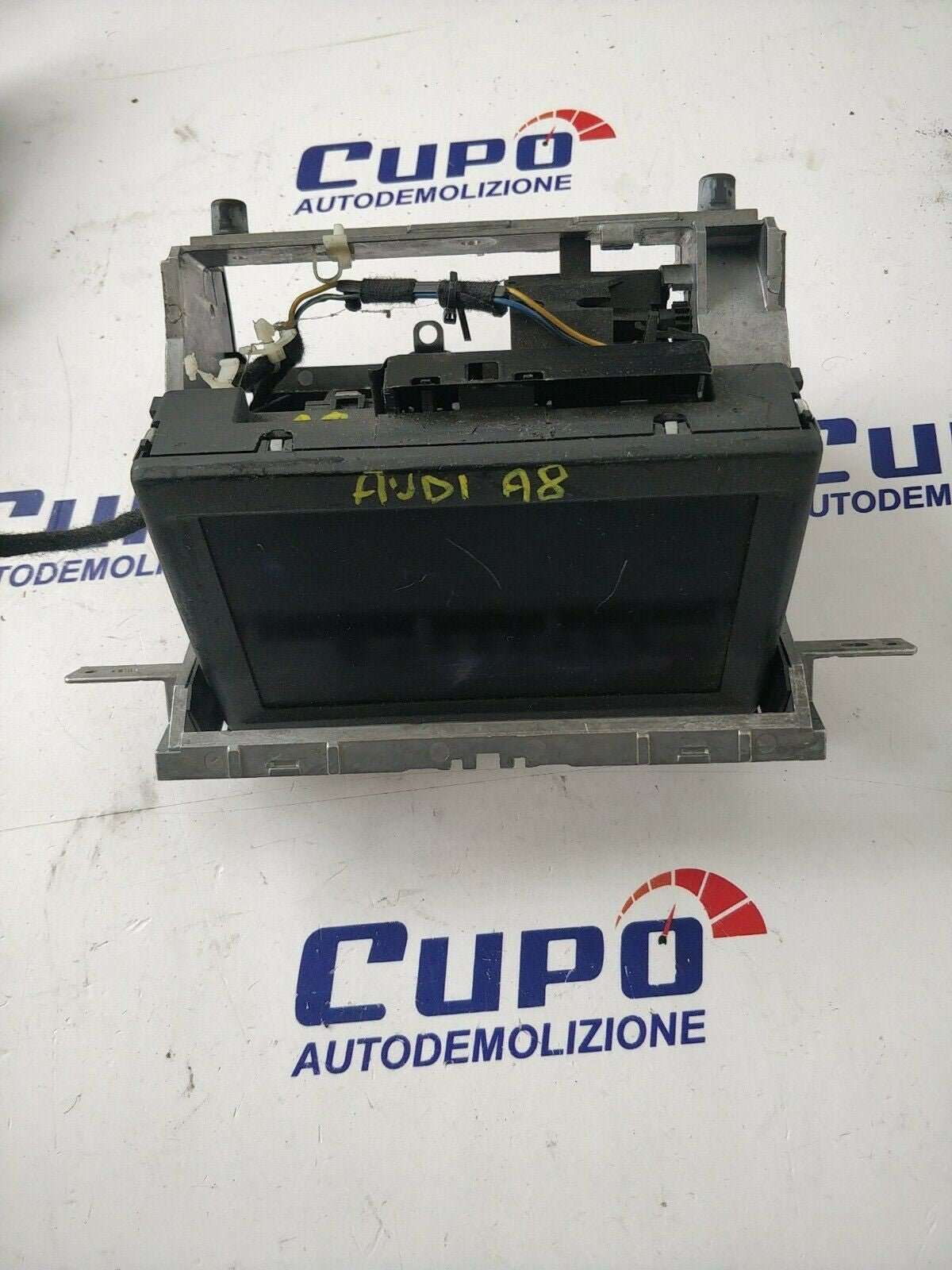 Audi A8 D3 4E 2003-09 Meccanismo Display A Scomparsa 4E0857273 Originale - F&amp;P CRASH SRLS - Ricambi Usati