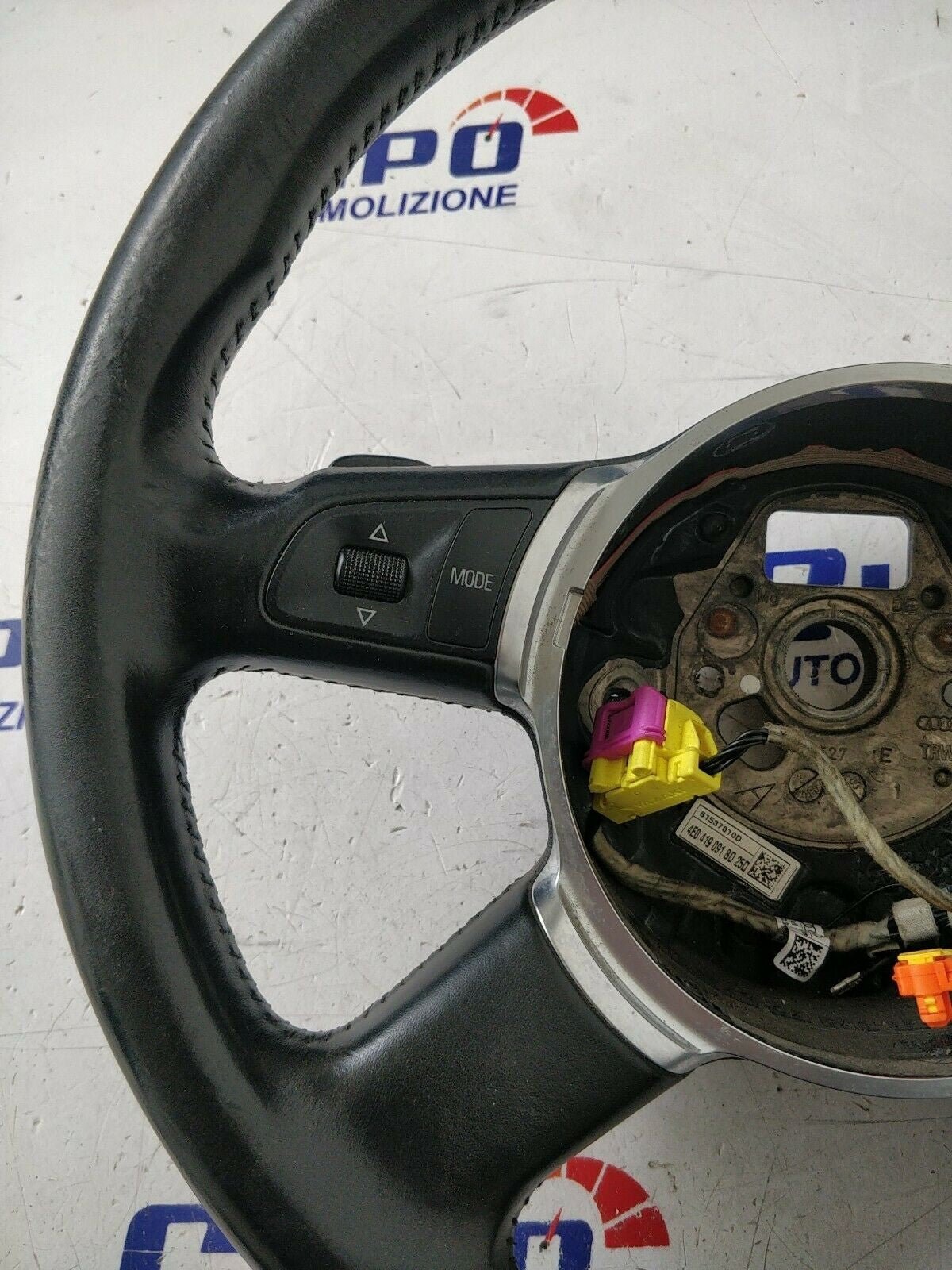 Audi A8 D3 volante tiptronic nero multifunzione 4E0419091BD cambio al volante - F&P CRASH SRLS - Ricambi Usati