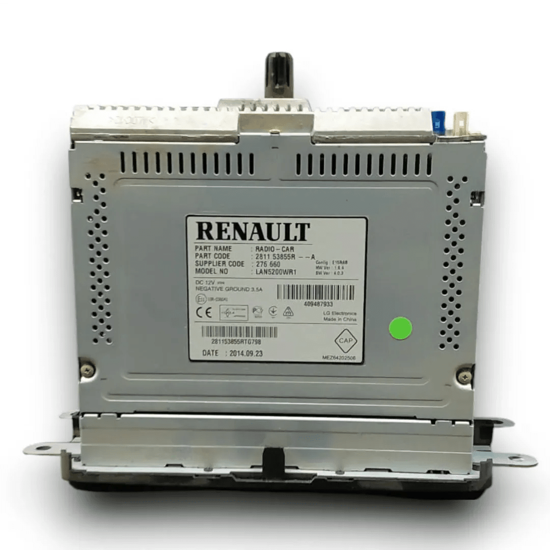 Autoradio con navigatore satellitare Dacia Sandero 2008–2013 OEM 276660 - F&P CRASH SRL - Ricambi Usati