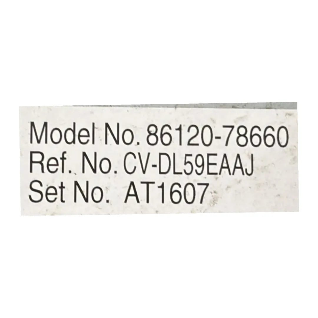 Autoradio Lexus NX OEM 8612078660 - F&P CRASH SRL - Ricambi Usati
