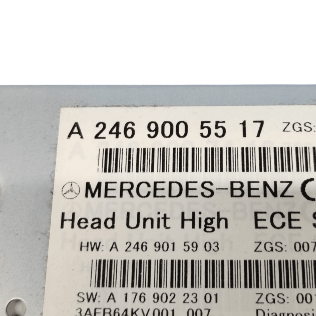 Autoradio Mercedes Classe B W246 COD: A2469005517 (2011 - 2018) - F&P CRASH SRLS - Ricambi Usati