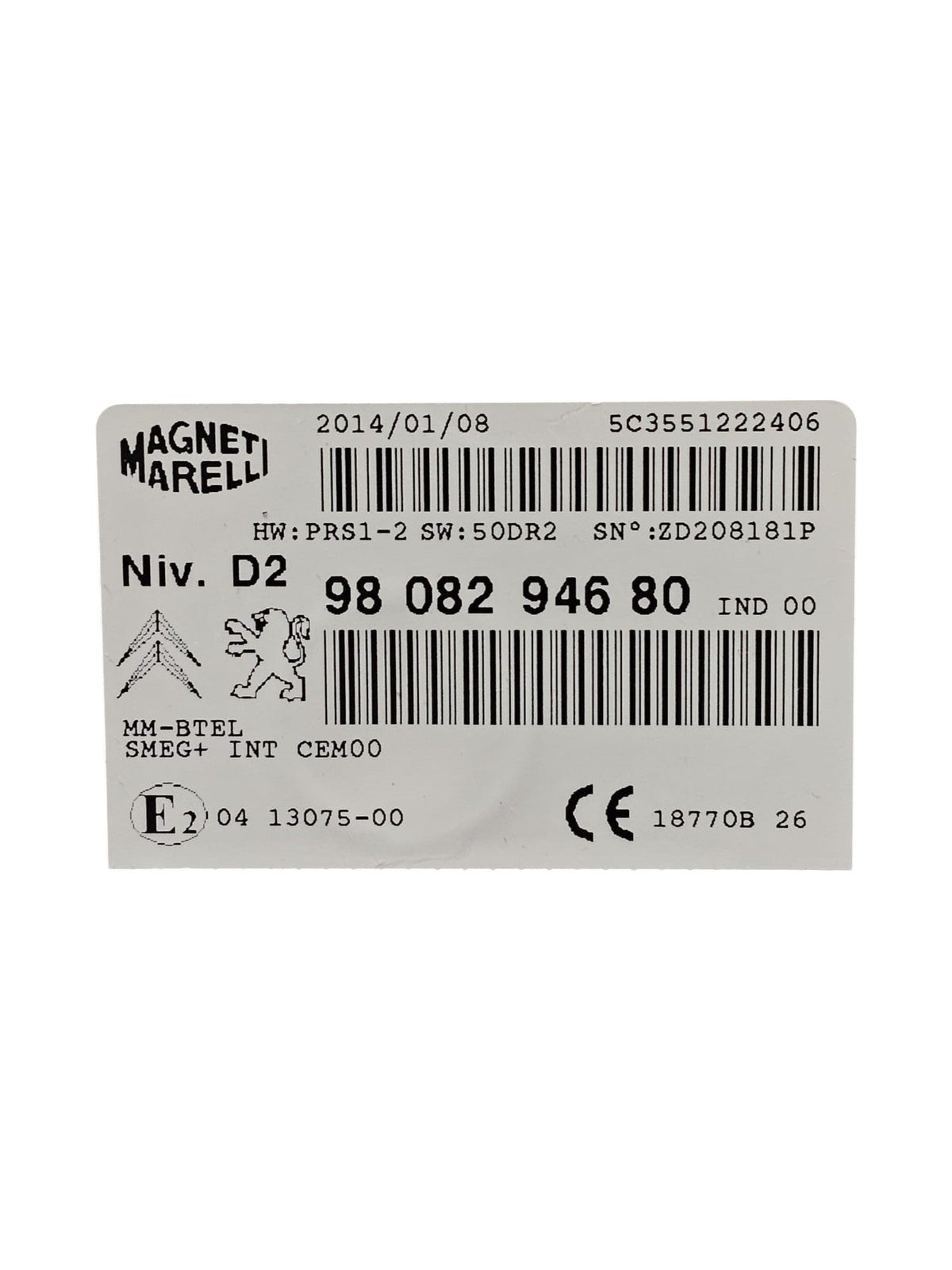 Autoradio / Navigatore Citroen C4 Picasso II Cod:9808294680 (2013 - 2022) - F&P CRASH SRLS - Ricambi Usati