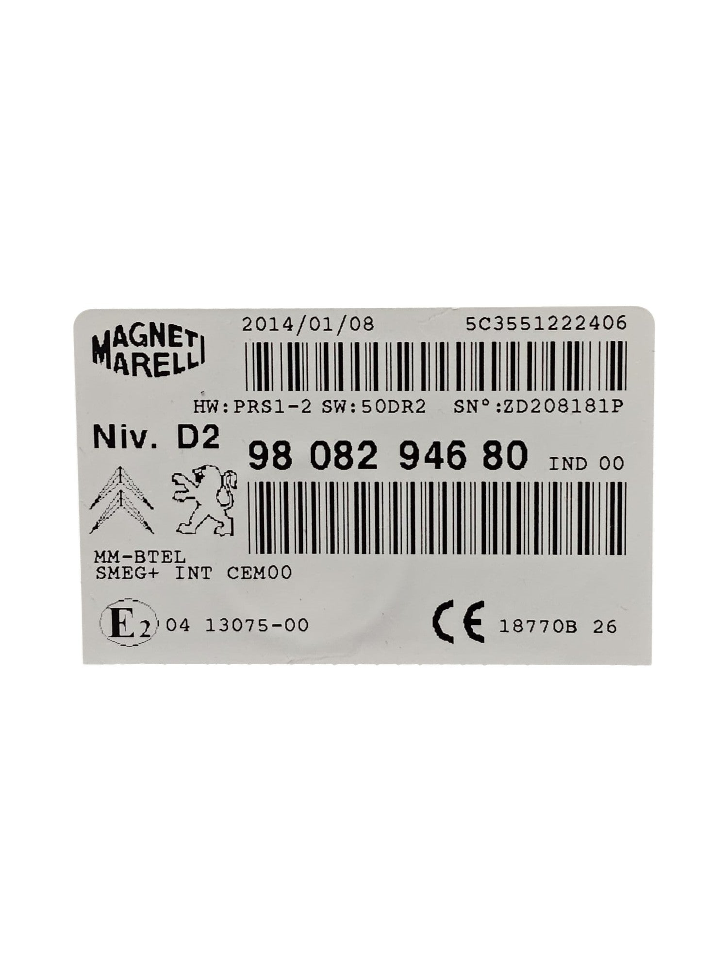 Autoradio / Navigatore Citroen C4 Picasso II Cod:9808294680 (2013 - 2022) - F&P CRASH SRLS - Ricambi Usati