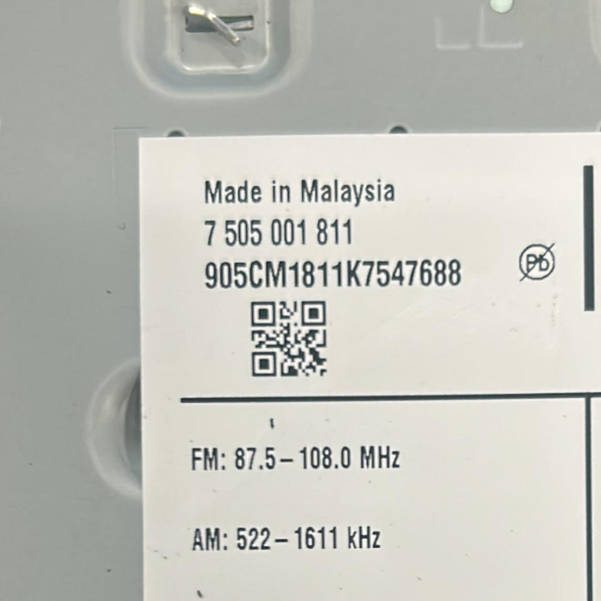 Autoradio Navigatore Display Suzuki Ignis cod.7505001811 (2016 > ) cod.39920 - 62R06 Autoradio - F&P CRASH SRLS - Ricambi Usati