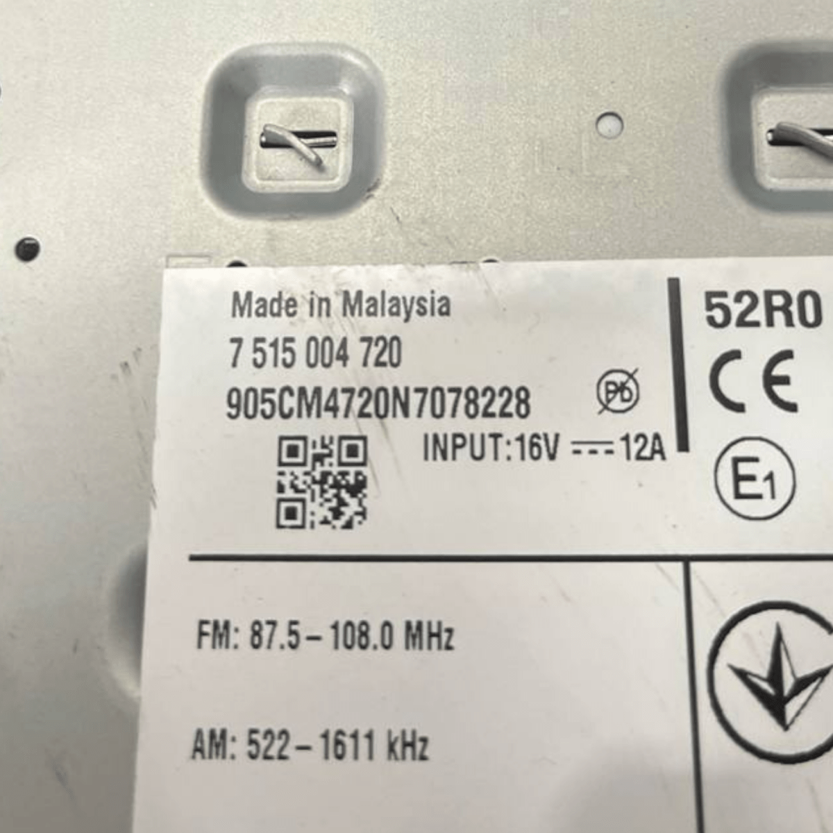 Autoradio / Navigatore Suzuki Swift VI (2017 al 2023) cod: 7515004720 - F&P CRASH SRLS - Ricambi Usati