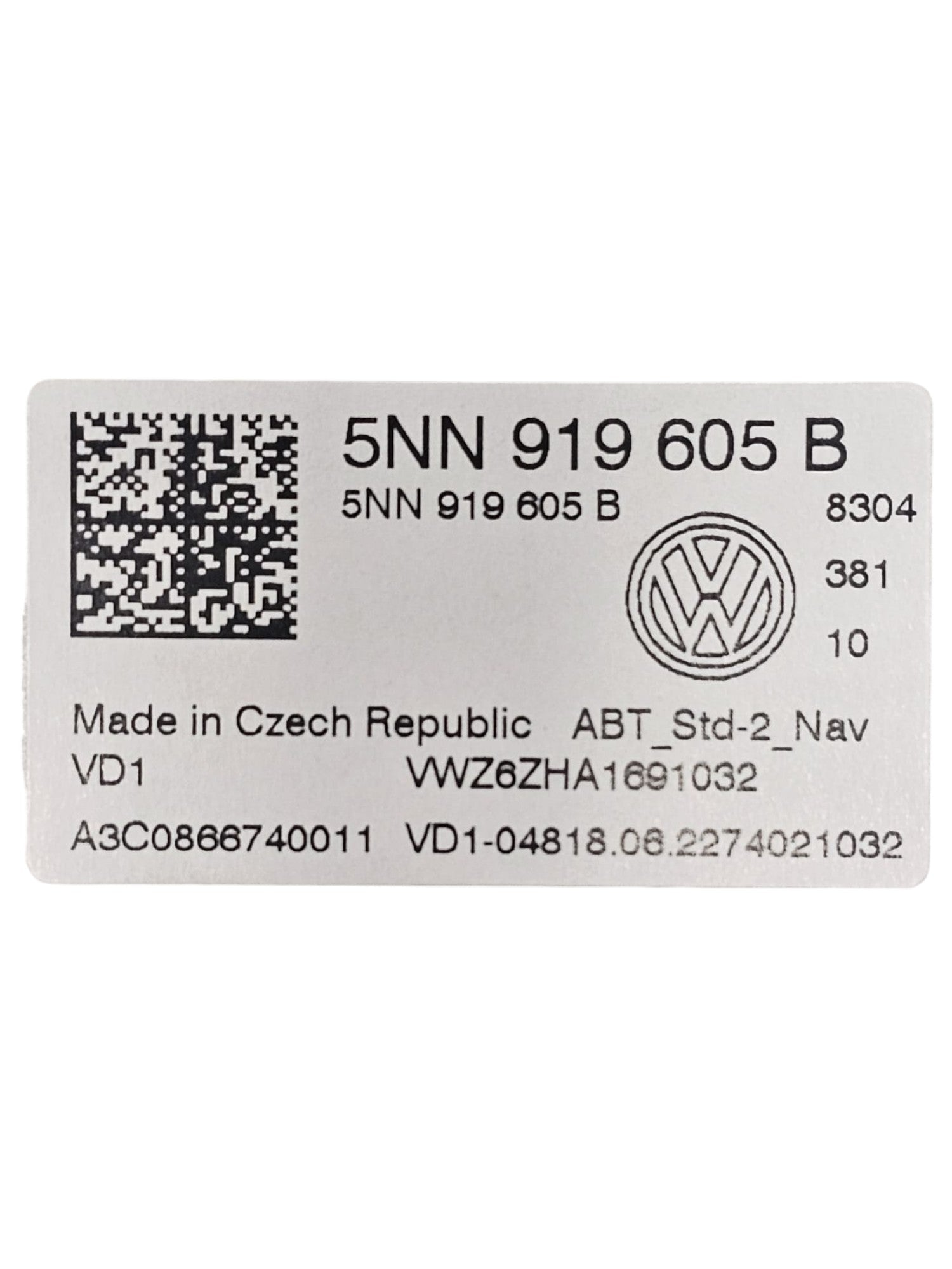 Autoradio / Navigatore Volkswagen T - Cross Cod:5NN919605B (2019 - >) - F&P CRASH SRLS - Ricambi Usati