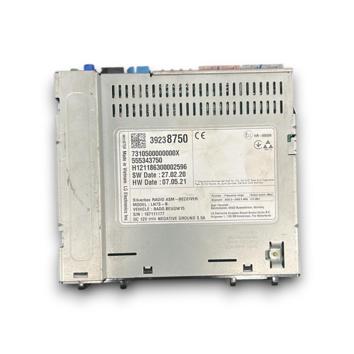 Autoradio Opel Astra K cod.39238750 (2015 > 2021) - F&P CRASH SRLS - Ricambi Usati