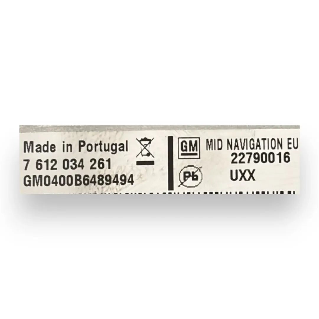 Autoradio Opel Astra P10 OEM 13360095 - F&P CRASH SRL - Ricambi Usati