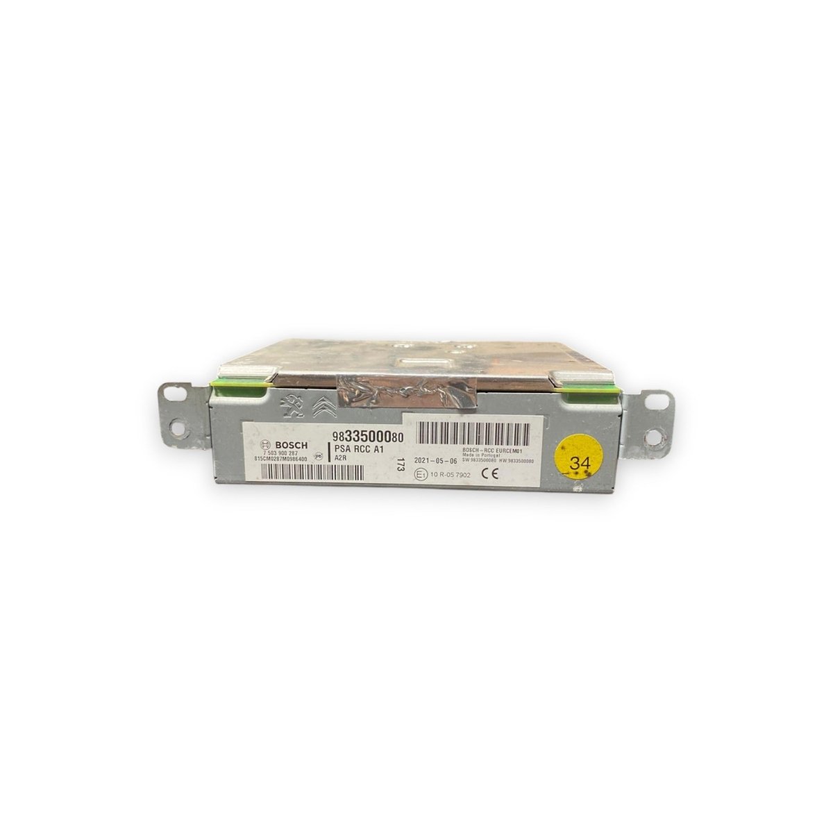 Autoradio / stereo Citroen C3 III (2016 - 2022) Cod: 9833500080 - F&P CRASH SRL - Ricambi Usati