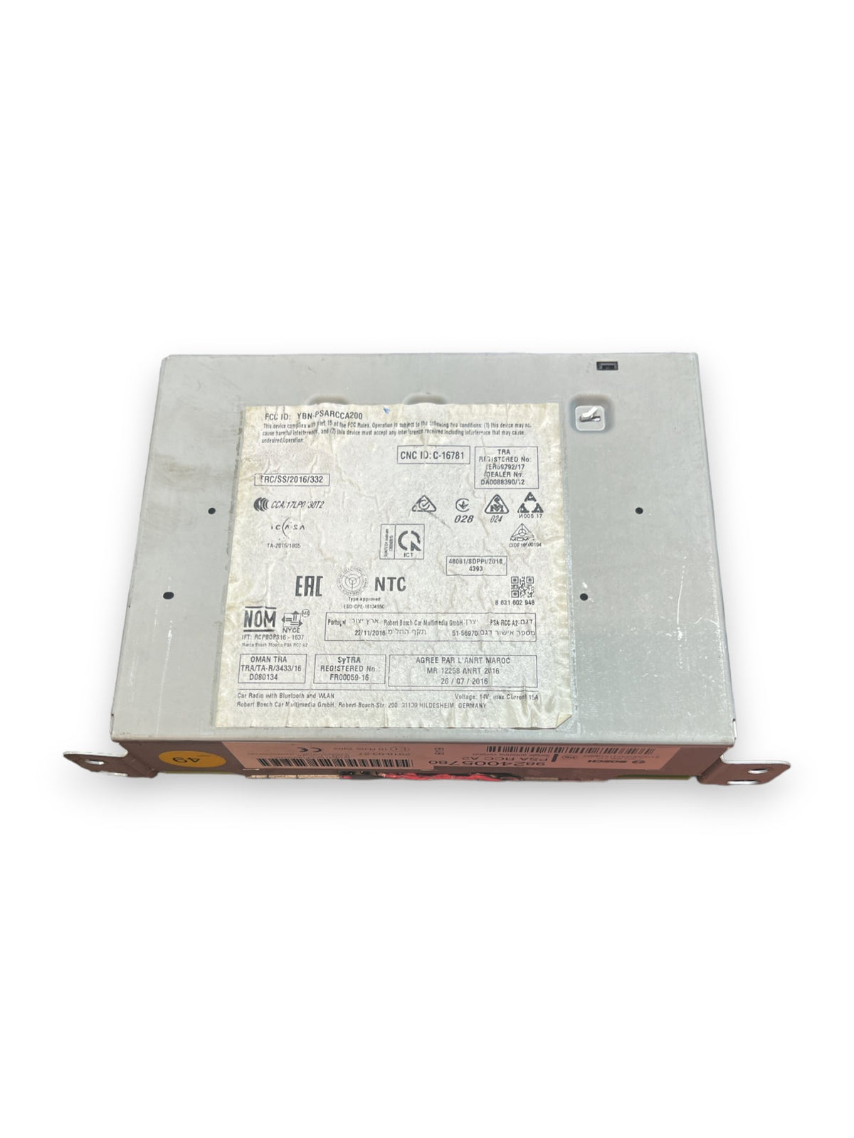 Autoradio Stereo Navigatore Citroen C4 Cactus ( 2019 ) cod : 9824005780 - F&P CRASH SRLS - Ricambi Usati