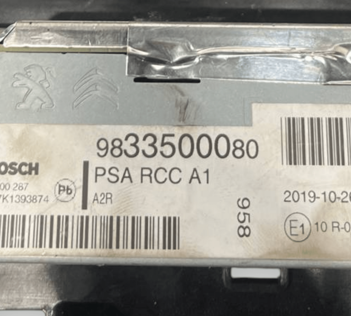 Autoradio / Stereo Opel Corsa F (2019 - ) cod: 9833500080 - F&P CRASH SRLS - Ricambi Usati